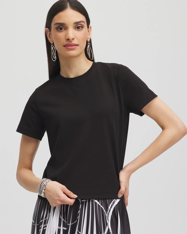 Black Label Cotton Stretch Tee